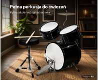 MusicMate Perkusja akustyczna Junior MM-DRM200 MusicalEnergy - 1588186 - zdjęcie 8